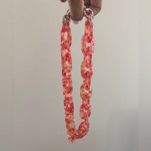 Coach / Coachtopia Short Chain Strap With Recycled Resin Ck544 LRD - Pink Multi